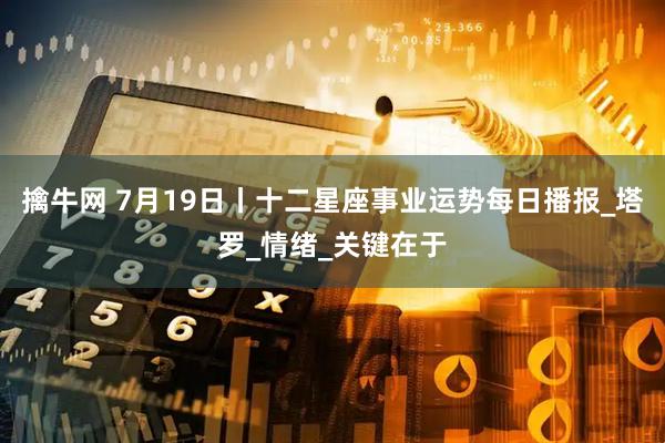 擒牛网 7月19日丨十二星座事业运势每日播报_塔罗_情绪_关键在于